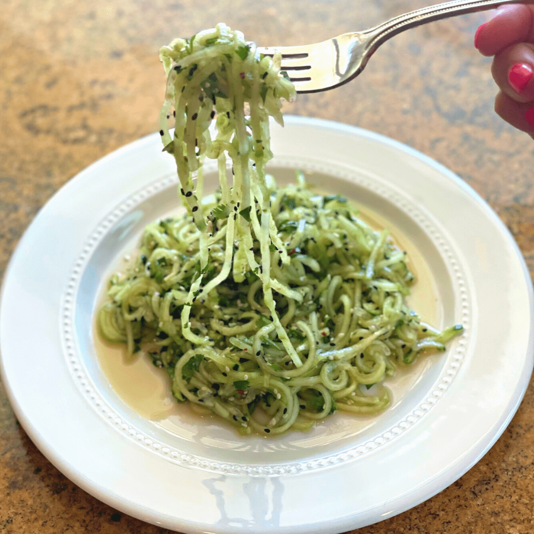 Wasabi Cucumber Salad