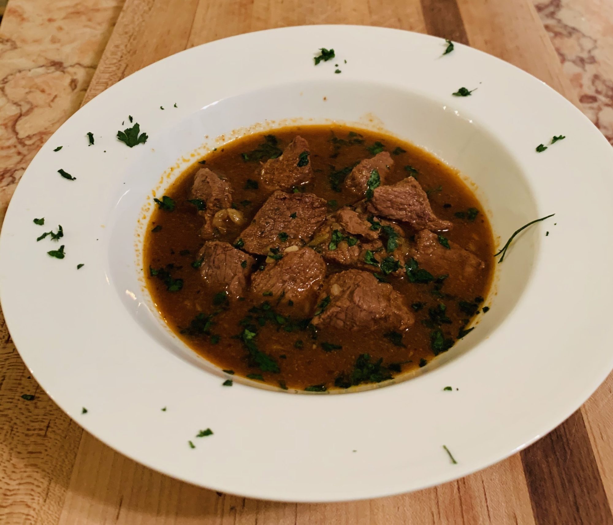 Slow Roasted Beef Cubes