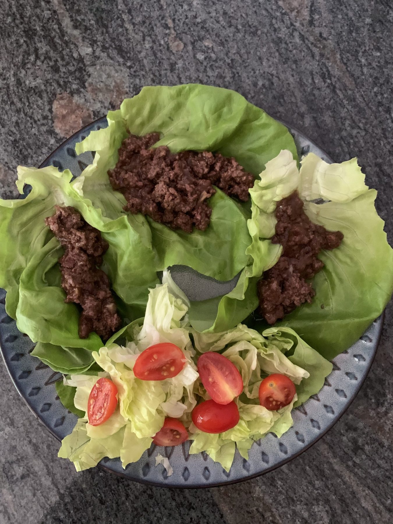 Asian Orange Lettuce Beef Wraps