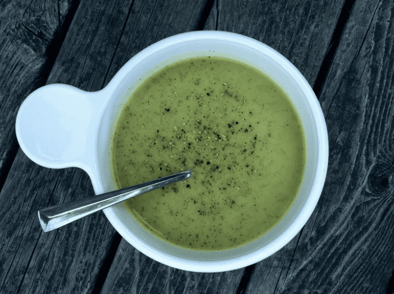 “Cream” of Zucchini Soup