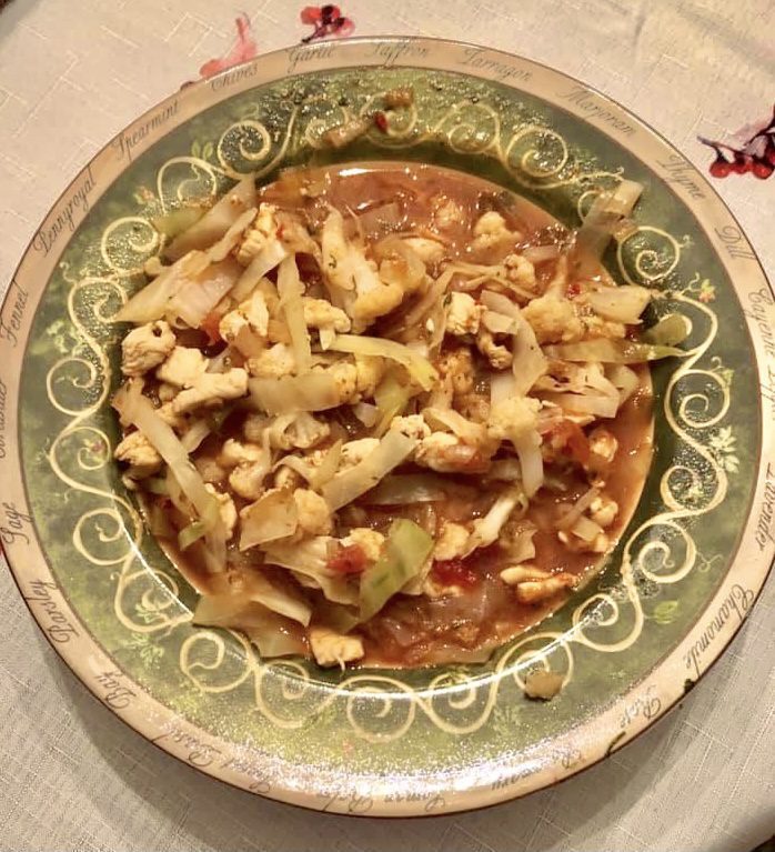Cauliflower Chicken Taco Soup