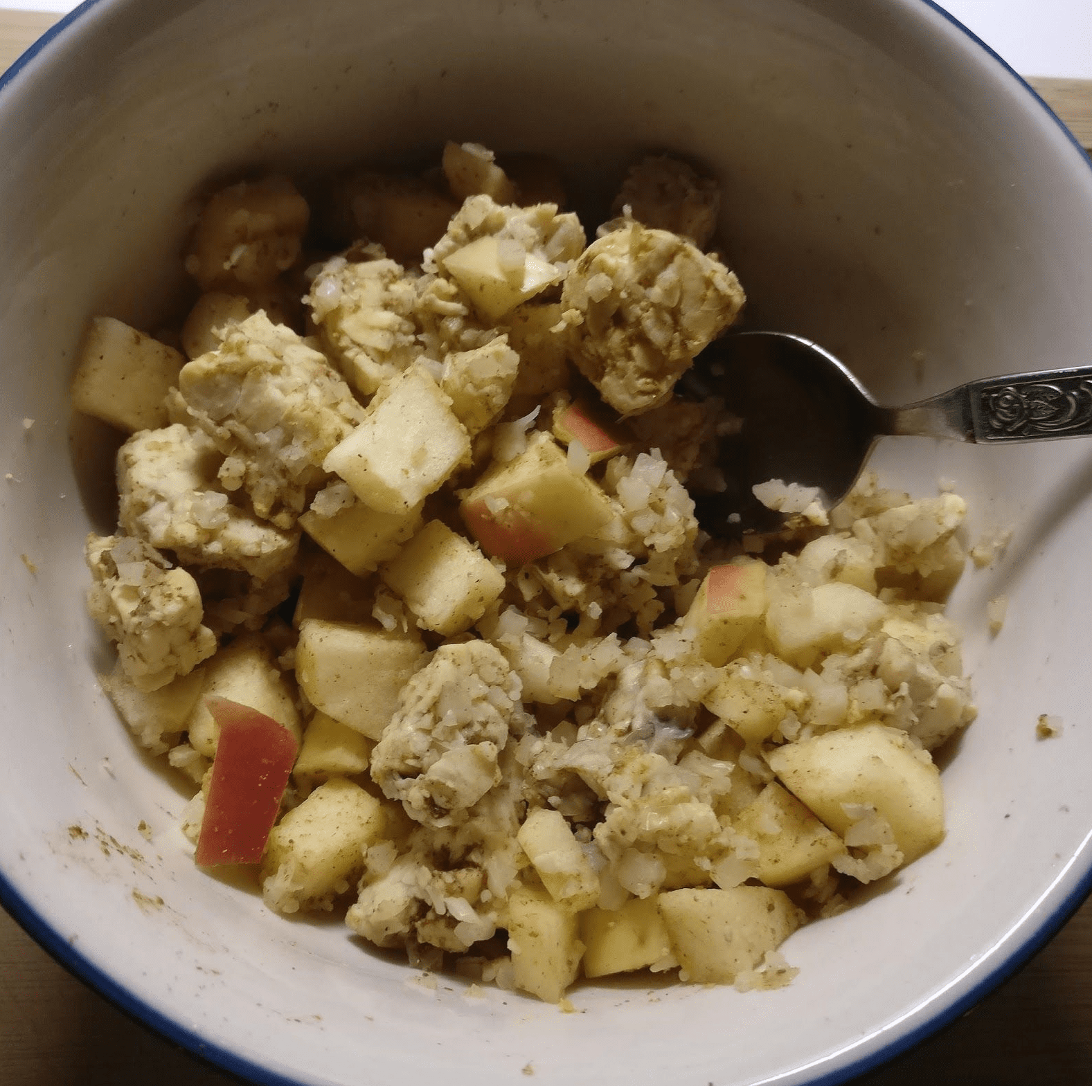 Sweet Curry over Protein and Veggie (Vegetarian Protocol)