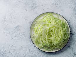 Zucchini Noodles and Lentils with Creamy Lemon Pepper Sauce (Vegetarian Protocol)
