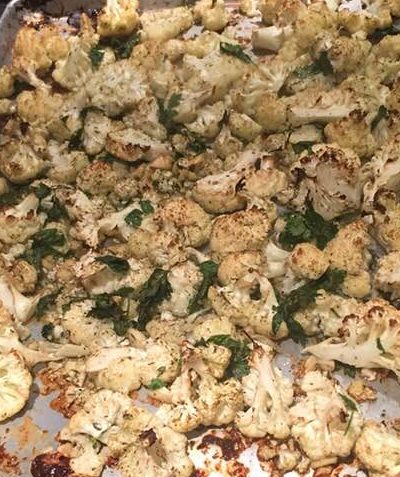 Nan’s Savory Roasted Cauliflower