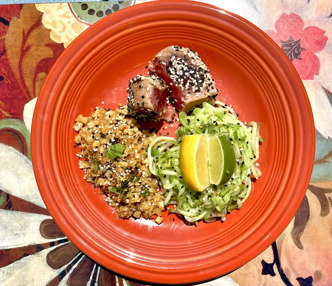 Air Fryer Asian Tuna Dinner