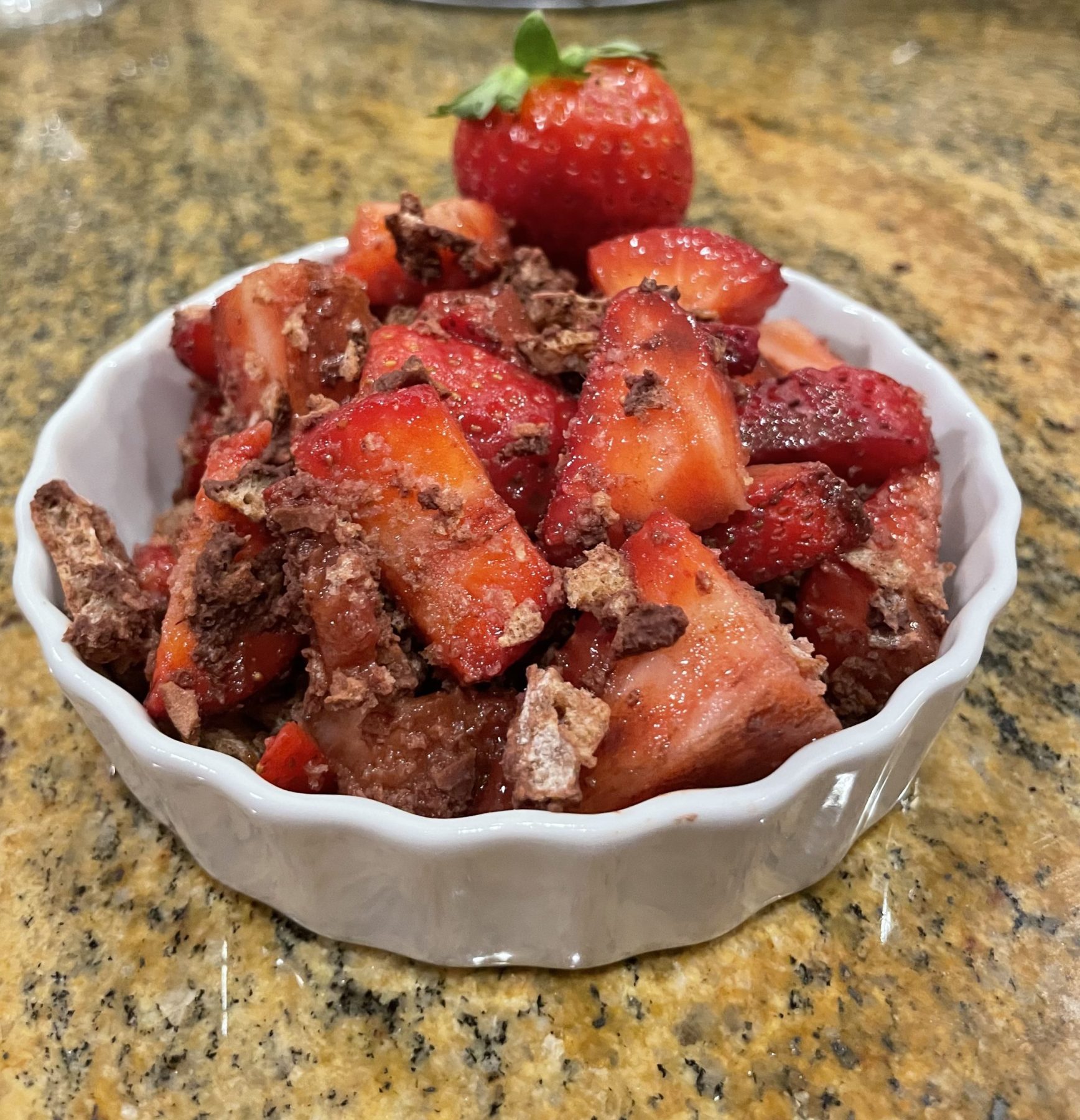 Chocolate & Strawberry Crisp