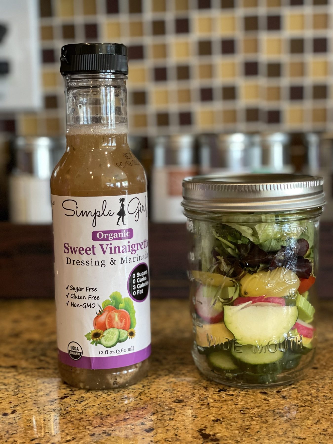 Mason Jar Summertime Salad