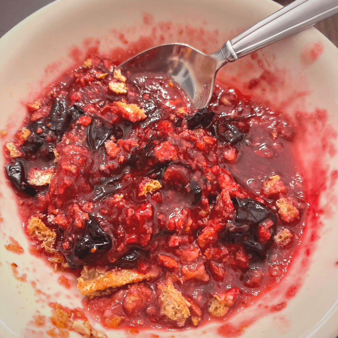 Smashed Blueberry Bowl