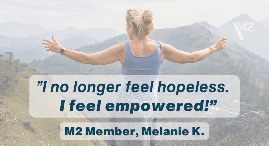Melanie lost 61 pounds!