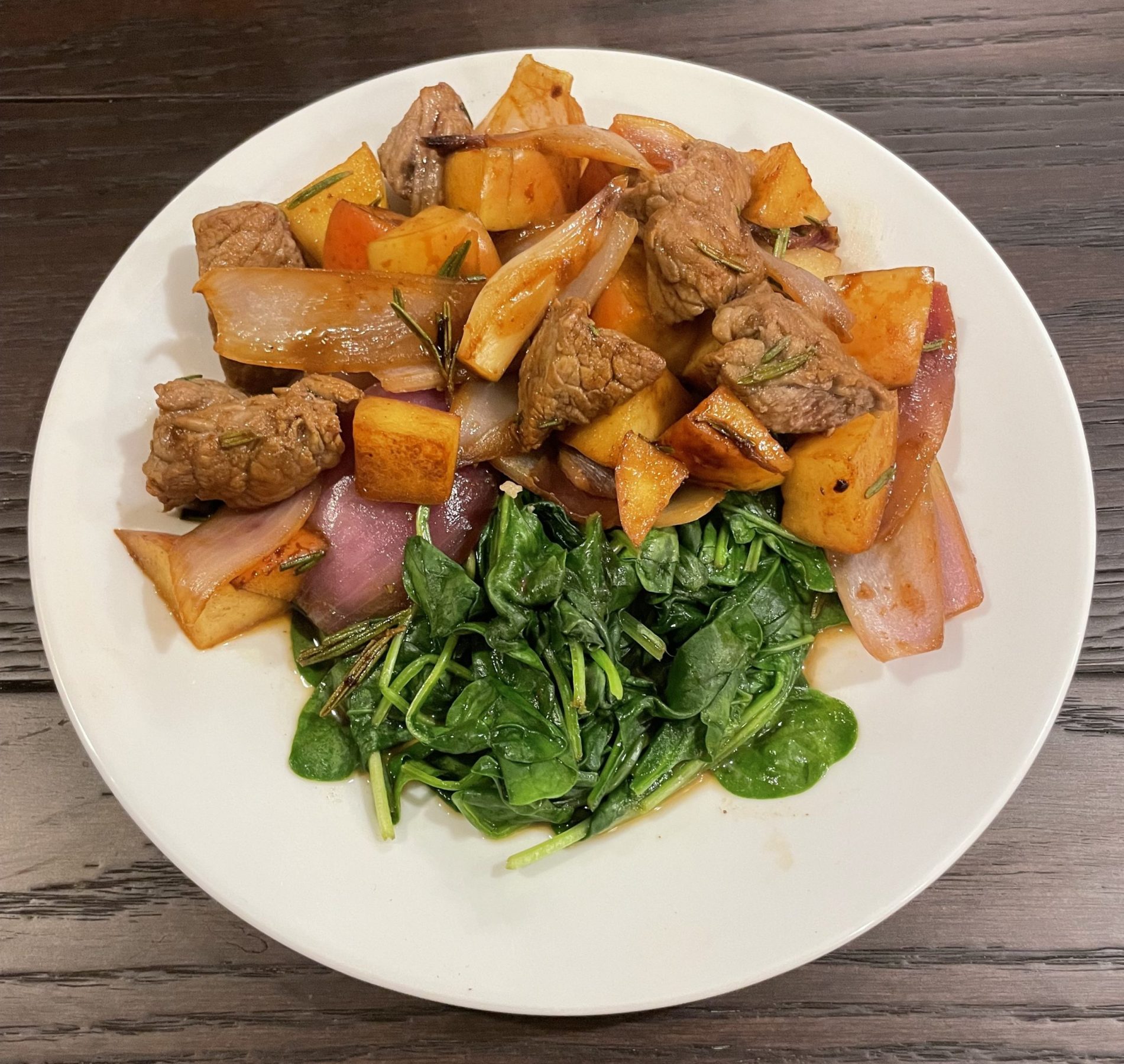 Beef Apple Saute
