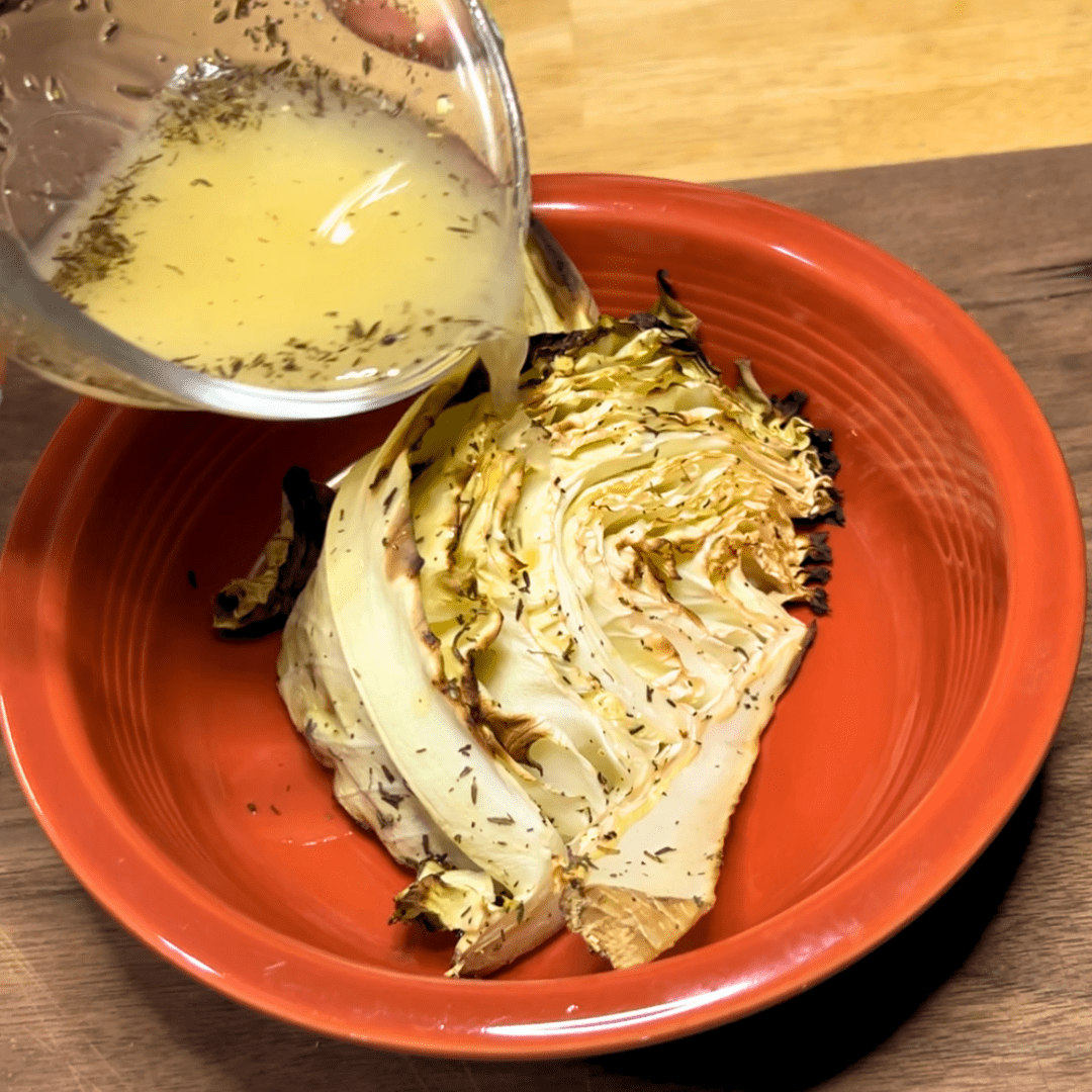 Charred Cabbage Salad